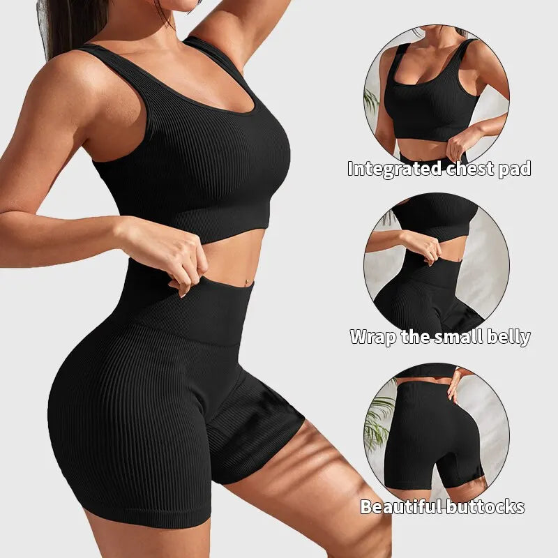 Conjunto De Treino Feminino Sem Nervuras